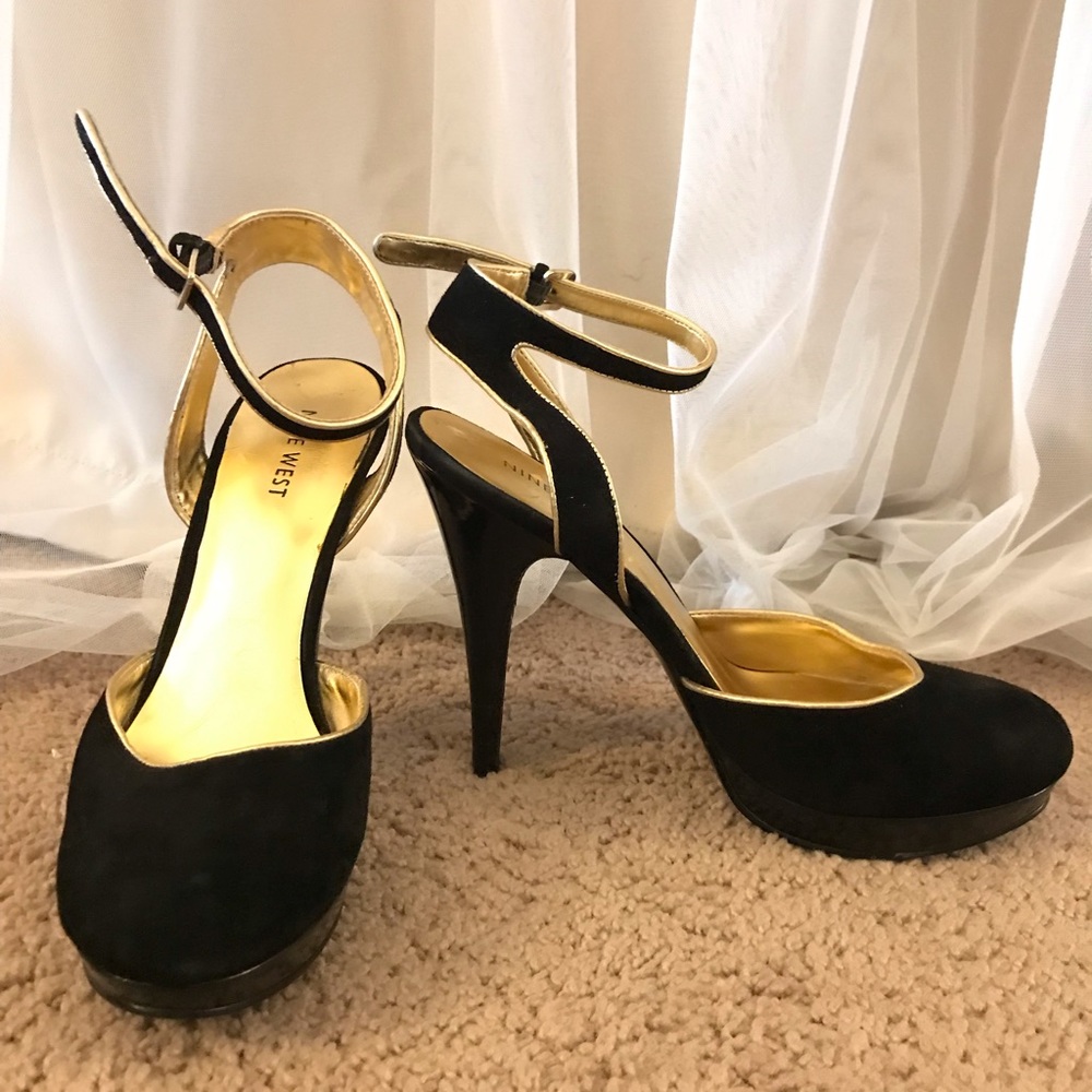 Nine West Velvet Heels